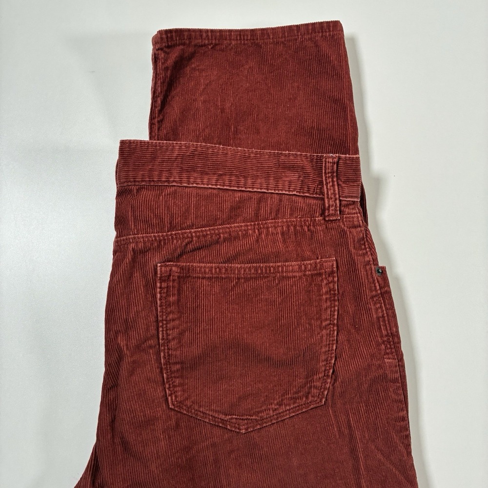 Gap Corduroy Pants 36x29 Burgundy Red 5 Pocket Pinwale Y2K 90s (Tag 35x30)